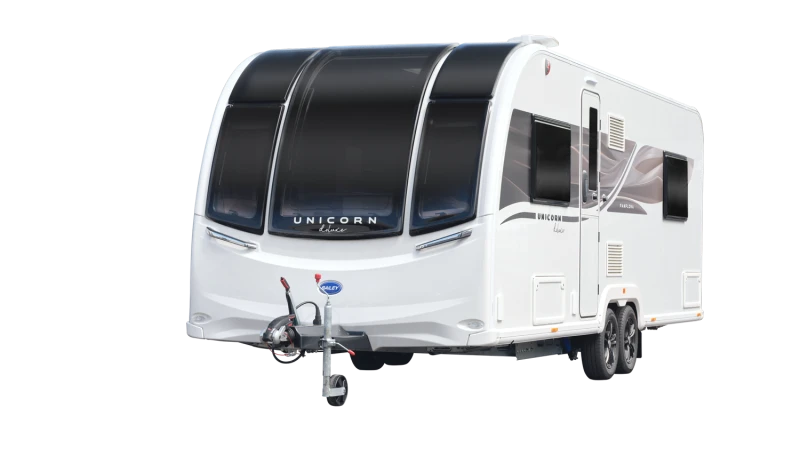 bailey unicorn pamplona caravan exterior view